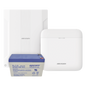 (AXPRO) KIT  de alarma AX PRO conversión de zonas cableadas a inalámbricas / Incluye: 1 Hub con Batería de respaldo/ 1 Expansor de 16 zonas cableadas / 1 Batería de respaldo 12Vcc a 7 Amp/ Compatib