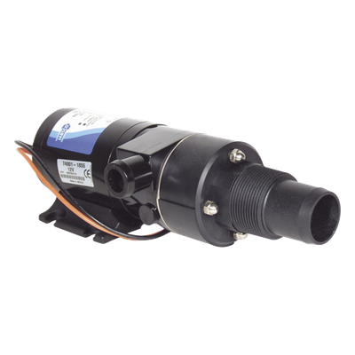 Bomba Maceradora / 12 Vcd / Caudal 43 l/min a 3 m / Altura Máxima 6 m / Entrada 38 mm (1½\") / Descarga 25 mm (1\") / Autocebante 0,6 m