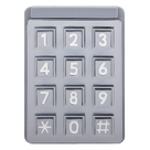 Teclado Iluminado para Portero Telefónico / Full Duplex Manos Libres / 100 Números de Teléfono / 2 Relés de Control de Acceso / Montura Empotrada 8.375' x 14' x 3.25'