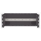 Soporte de Riel DIN Industrial / 4U / Rack 19 in / Acero / Gestión de Cables
