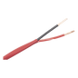 Cable de Alarma contra Incendios / 2x18 AWG / 305 m (1000 ft) / Rojo / FPLR / FT4 UL / Riser