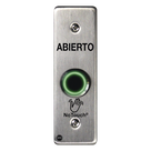 Botón de Salida NoTouch / Sensor IR / Acero Inoxidable 304 / Contacto Seco / LED Dual / Montaje Delgado 0.26\"