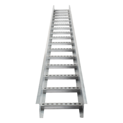 Escalera de Aluminio Portacables / Perfil Z / Peralte 3 1/4\" /Paso 9\" / Ancho 12\" / 3.66 metros / Capacidad Máx. 274 Cables / Incluye Cople Union y Tornillería (CHEZ314P9X12AK)