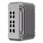 Switch Industrial PoE, Ideal para temperaturas Extremas y protección contra descargas, 8 puertos Gigabit PoE 802.3af/at + 2 SFP para fibra 1Gb, gestión gratuita desde la nube, 125w