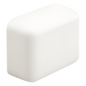 Tapa Final, para uso con canaleta LD3, material ABS, Color Blanco Mate