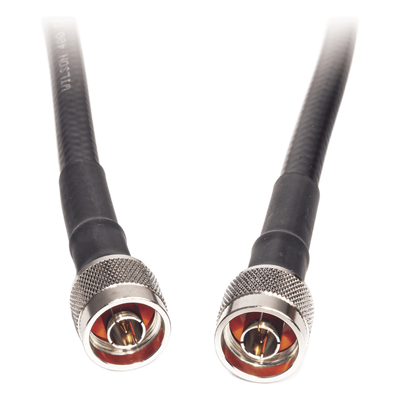 Jumper Coaxial con Cable Wilson-400 | Conector N Macho en los Extremos | 60 Centímetros (23.62 Pulgadas) de Longitud