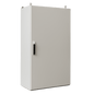 Gabinete de Acero IP55 / 800 x 1600 x 400 mm / IK10 / Carga 80 kg / Placa Trasera 750 x 1565 mm / Exterior