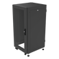 Gabinete Profesional para Telecomunicaciones de 19in, Instalación a Piso, 24UR, 600 mm Profundidad, Se envía el Gabinete Armado.