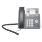 Teléfono IP Grado Operador, 4 líneas SIP con 2 cuentas, puertos Gigabit PoE, pantalla a color 2.4\", codec Opus, IPV4/IPV6 con gestión en la nube GDMS