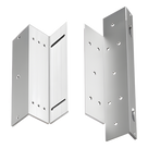 Kit de Brackets de Montaje Z y L / Aluminio Reforzado / 182 x 40 x 24.3 mm / Para Chapa Magnética