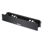 Organizador de Cables Horizontal PatchLink, Sencillo (Solo Frontal), Con Tapa Extendida, Para Rack de 19in, 2UR