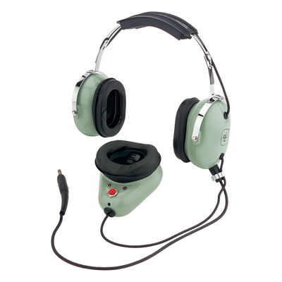 Auriculares estilo Muff-Mic para operaciones de mantenimiento y rampas en aeropuertos