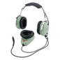 Auriculares estilo Muff-Mic para operaciones de mantenimiento y rampas en aeropuertos