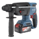 Martillo Perforador Inalámbrico / SDS-PLUS / 20V / Brushless / 2.7 J / 4500 IPM / 2 Baterías 4.0 Ah / 3.2 kg