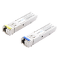 Transceptores Ópticos Bidireccionales SFP (Mini-Gbic) / Monomodo 1310 & 1550 nm / 1.25 Gbps / 1000BASE-BX / Conector LC/UPC Simplex / DDM / Hasta 10 km / 2 Piezas