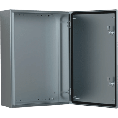 Gabinete de Acero Inoxidable 304L ASR IP66 / 500x500x210 mm (19.7x19.7x8.3 in) / 1 Cerradura / Montaje Placa 2 mm