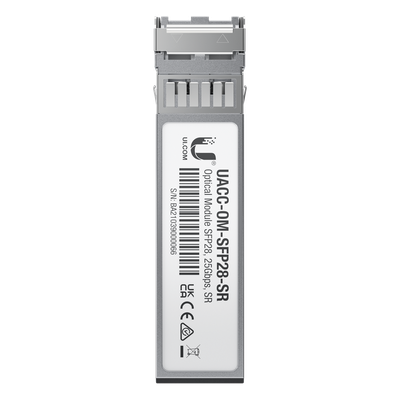 Transceptor de fibra óptica multimodo SFP28 hasta 25 Gbps con 2 conectores LC, hasta 100 mts