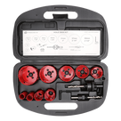 Juego de Brocas Sierra / 9 Piezas / 3/4\" a 2-1/2\" / Bi-Metal HSS / Profundidad 40 mm / Estuche PVC