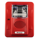 Sirena Estrobo / 24 Vcd / Multi-Candela 15-110 cd / Montaje en Pared / 100 dB / 3 Tonos Seleccionables