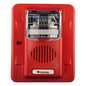 Sirena Estrobo, 24 Vcd, Multi-Candela 15 hasta 110 cd, Montaje En Pared, Color Rojo, Serie HEC3 (0500-06020), Hochiki