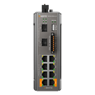 Switch PoE Industrial / 8 Puertos Gigabit PoE / 2 Puertos SFP 2.5 Gbps / 240W Presupuesto PoE / 26 Gbps Capacidad de Conmutación / -40 ℃~75 ℃ / DIN-Rail, Pared, Escritorio