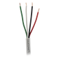 Bobina de 305 Metros (1000 Pies) / Alambre de Cobre 4 x 18 AWG / Color Blanco / CM / Para Sistemas de Seguridad y Alarmas