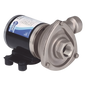 Bomba centrifuga Cyclone de baja presión a 12 Vcd, caudal de hasta 29 GPM, presión máxima de 8.7 psi, en acero inoxidable.