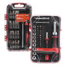 Kit de Herramientas de Precisión / 65 Piezas / Puntas CR-V / Desarmador Magnético / Extensión 15 cm (6 pulgadas)