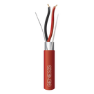 Cable Blindado para Alarmas de Incendio / 2x16 AWG / 152 m (500 ft) / PLENUM / Forro Rojo / NFPA 262