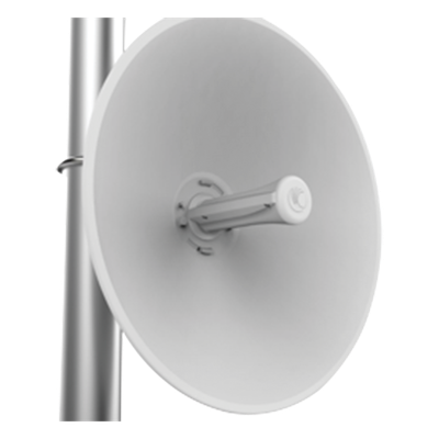 Force 300 para zonas con alta interferencia / Enlace 5GHz Anti-Interferencia /Hasta 600+ Mbps / 4910-5970 MHz, / Hasta 10 km / Antena de 25 dBi / Baja latencia (C050910C101B)