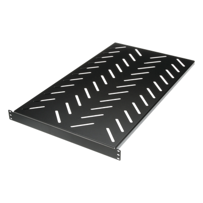 Charola para Soportar Equipos en Rack de 19\" de 4 Postes, Profundidad Máxima de 30 in, Capacidad de Carga de 125 kg, 1 UR