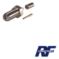 Conector SMA Hembra de Anillo Plegable para Cable RG-58/U, Niquel/ Oro / Teflón.