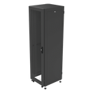 Gabinete Rack 19\" / 42UR / 600 x 600 mm / Puerta Seguridad 3 Puntos / Cristal Templado / Laterales Desmontables