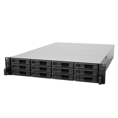 Servidor de Almacenamiento Synology SA3410 | 12 Bahías | Escalable hasta 96 Bahías | 1.728 PB de Capacidad Bruta | 6.200 MB/s Lectura Secuencial | 3.000 MB/s Escritura Secuencial | 10GbE RJ-45 | PC