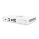 Network Service Edge / 10 Gbps Firewall / 2.5 Gbps Advanced Security / 8 x 2.5 GbE RJ45 / 2 x 10 GbE SFP+ / 4x PoE+ / SD-WAN / Cloud Management