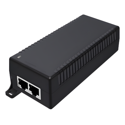 Inyector Hi-PoE 60W / 2.5 Gigabit Ethernet / 2 Puertos 2.5GBASE-T / Alimentación de Alto Rendimiento / Plug & Play / Sobremesa o Pared