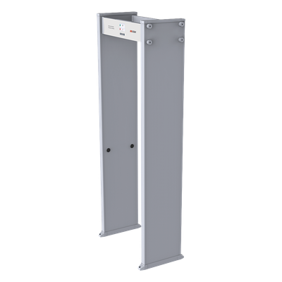 Arco Detector de Metales / 12 Zonas Simultáneas / Pantalla LCD 4.3\" / Conteo Bilateral de Personas / Ethernet 10/100M / 255 Niveles de Sensibilidad / Detección 25 mm