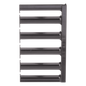 Dedos Administradores con Control de Radio de Curvatura, 5 in de Profundidad, 5 UR, Color Negro