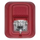 Bocina con Estrobo para Pared / 7 Niveles de Candela Seleccionables / 25.0 o 70.7 VRMS / 400-4,000 Hz / UL 1480 y UL 1971 / Carcasa Roja Sin Impresión