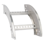 Curva Vertical Exterior de Aluminio de 90° Perfil Z / Peralte 3 1/4\" / Ancho 12\" / Radio 8\" / Incluye Tornillería (CHVE90EZ314R8X12AK)