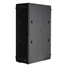 Gabinete para Centros de Datos / 42 UR / 600 mm Ancho / 1070 mm (3.51 ft) Profundidad / Carga 1588 kg / Puerta 80% Perforación / Acero Soldado