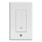 Interruptor Atenuable de Pared / Wi-Fi 2.4 GHz / 400 W Incandescente / Control Táctil / -20°C a 40°C / Compacto 104x44x39 mm