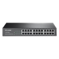 Switch no administrable de 24 puertos 10/100 Mbps para escritorio/rack