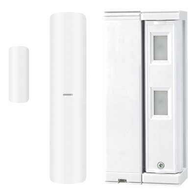 Sensor de Movimiento / Tipo Cortina / Ajuste de detección 2m o 5m / 100% Exterior / Inalámbrico / Incluye transmisor DS-PDMC-EG2-WB(B) para paneles AXPRO/ Proteja fachadas, puertas, ventanas, balco