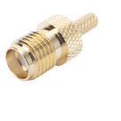 Conector SMA / Hembra Inverso / Anillo Plegable / RG-174/U / BELDEN 8216 / 0.18 in Diámetro
