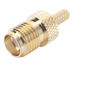 Conector SMA Hembra Inverso de anillo plegable para cable RG-174/U, BELDEN 8216.