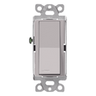 Interruptor de Pared / Un Polo / Paleta Grande / 15 A / 120/277 V / Cargas Generales y Motor / Sin Atenuación