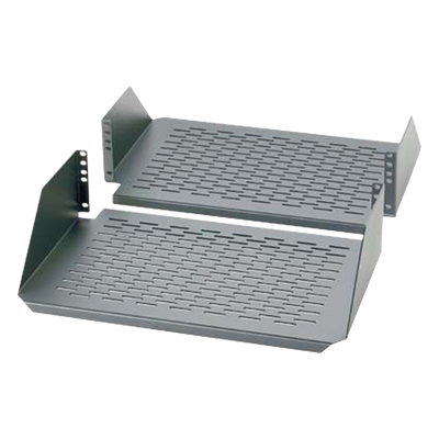 Charola Para Soportar Equipos en Rack de 19in, Ventilada, Frontal y Posterior, Capacidad de 136 Kg, 3UR