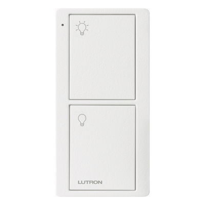Control remoto inalámbrico Pico de 2 botones para encender y apagar, compatible con Caseta, RA2 y RadioRA2