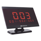 Pantalla receptora inalámbrica / 433.92 MHz / 100-200 m / 999 transmisores / 9 áreas / 328-656 pies